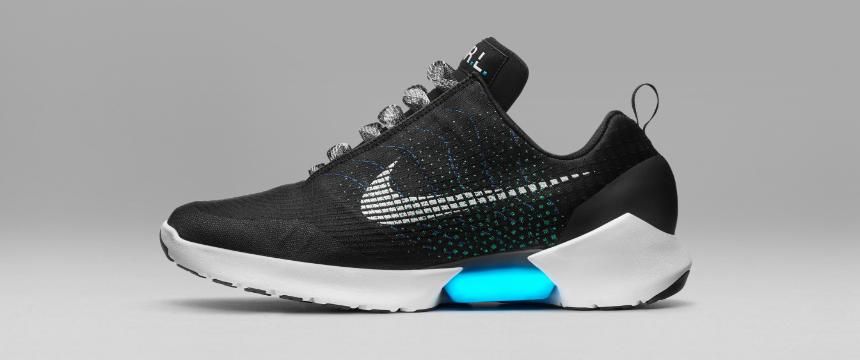 Кроссовки Nike с автоматической шнуровкой