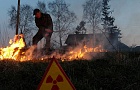 В «Чернобыльской пуще» (Киевская область) горит лес.