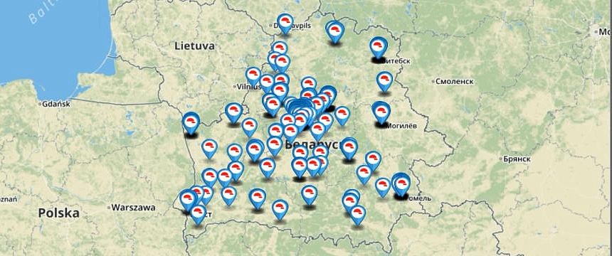 На сайте МЧС Беларуси появилась интерактивная карта проверок