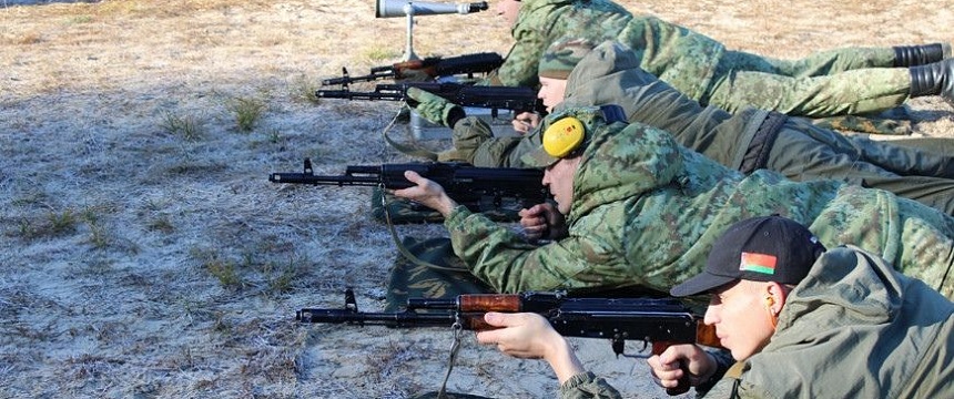 Два чемпионата по стрельбе прошли в Мозырском пограничном отряде
