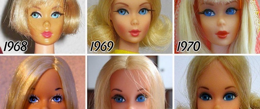 Эволюция куклы Барби