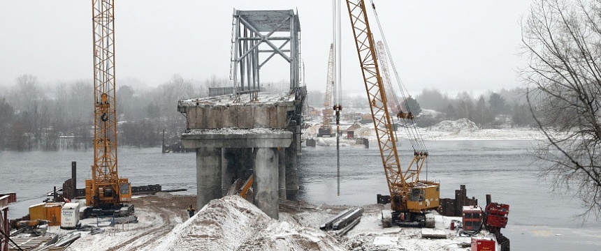 Движение по реконструируемому мосту через Припять в Мозыре планируют открыть не позднее 7 ноября 2025 года
