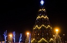 Праздничные площадки Мозыря в Новогоднюю ночь