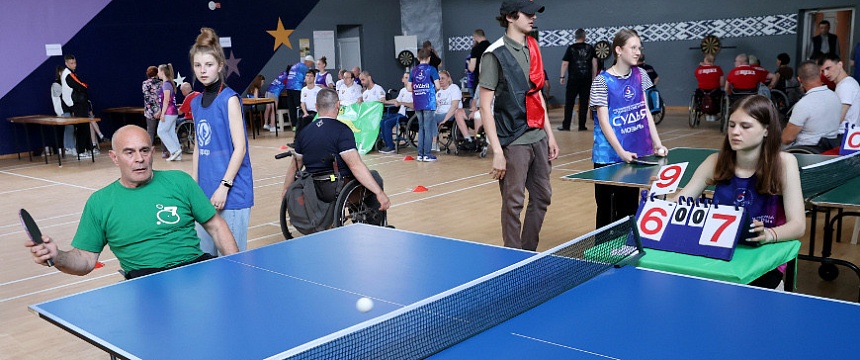 В Мозыре стартовала спартакиада инвалидов-колясочников "Полесские игры"