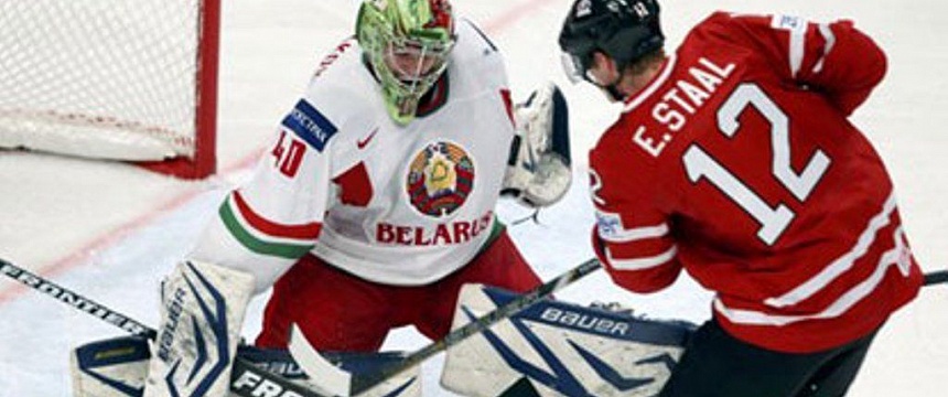 Проигрыш белорусских хоккеистов