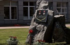Памятный знак в честь ветеранов ВОВ и воинов-интернационалистов установили возле Мозырского НПЗ
