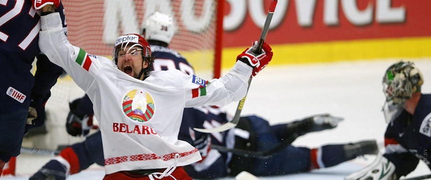Белорусы разгромили США на ЧМ по хоккею - 2015