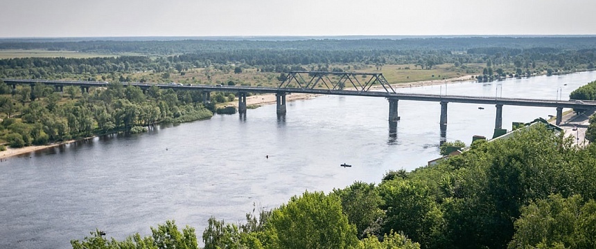 В Мозырском районе в связи с закрытием моста через Припять формируют новую транспортную среду