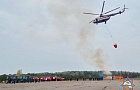 На базе Мозырского опытного лесхоза прошли учения на случай пожаров в экосистемах.