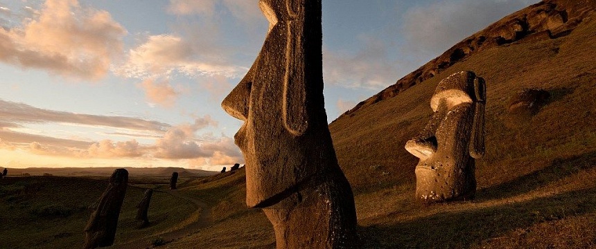Таинственные головы на острове Пасхи обнажили свои тела